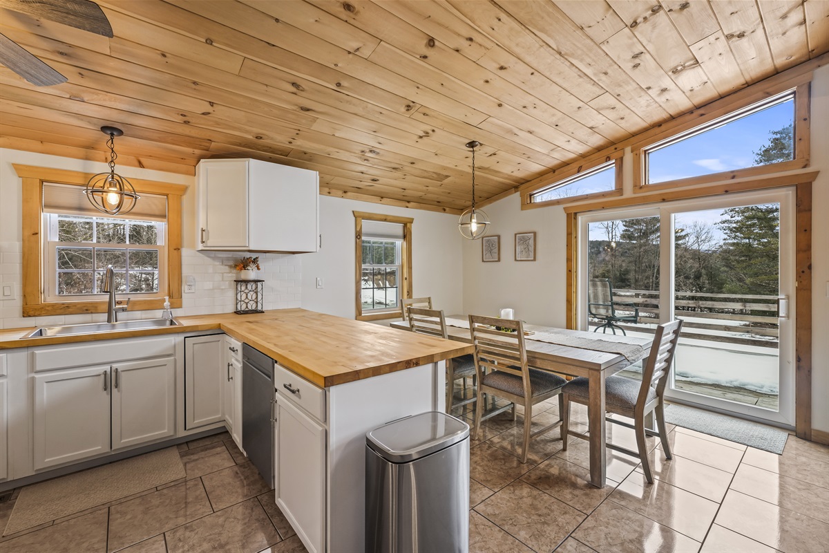 Kitchen and Dining Area