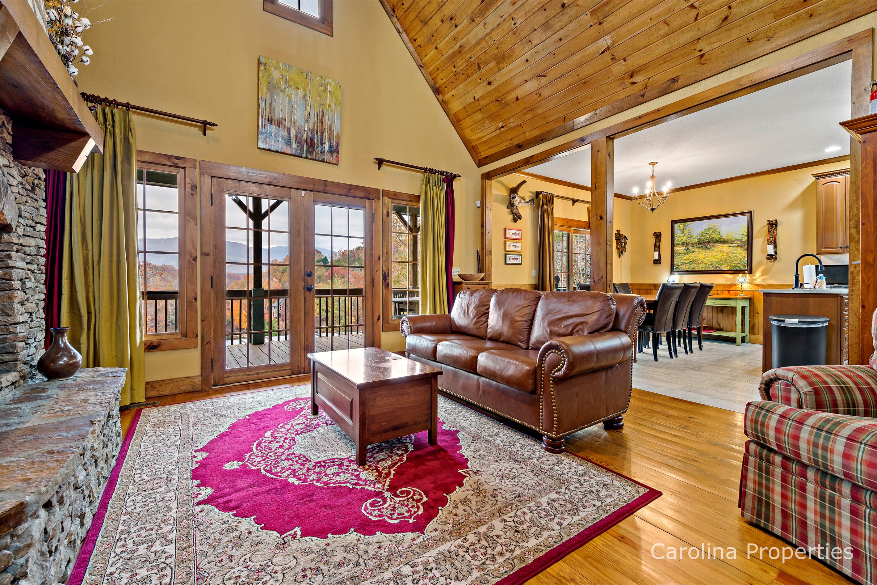 Open concept layout