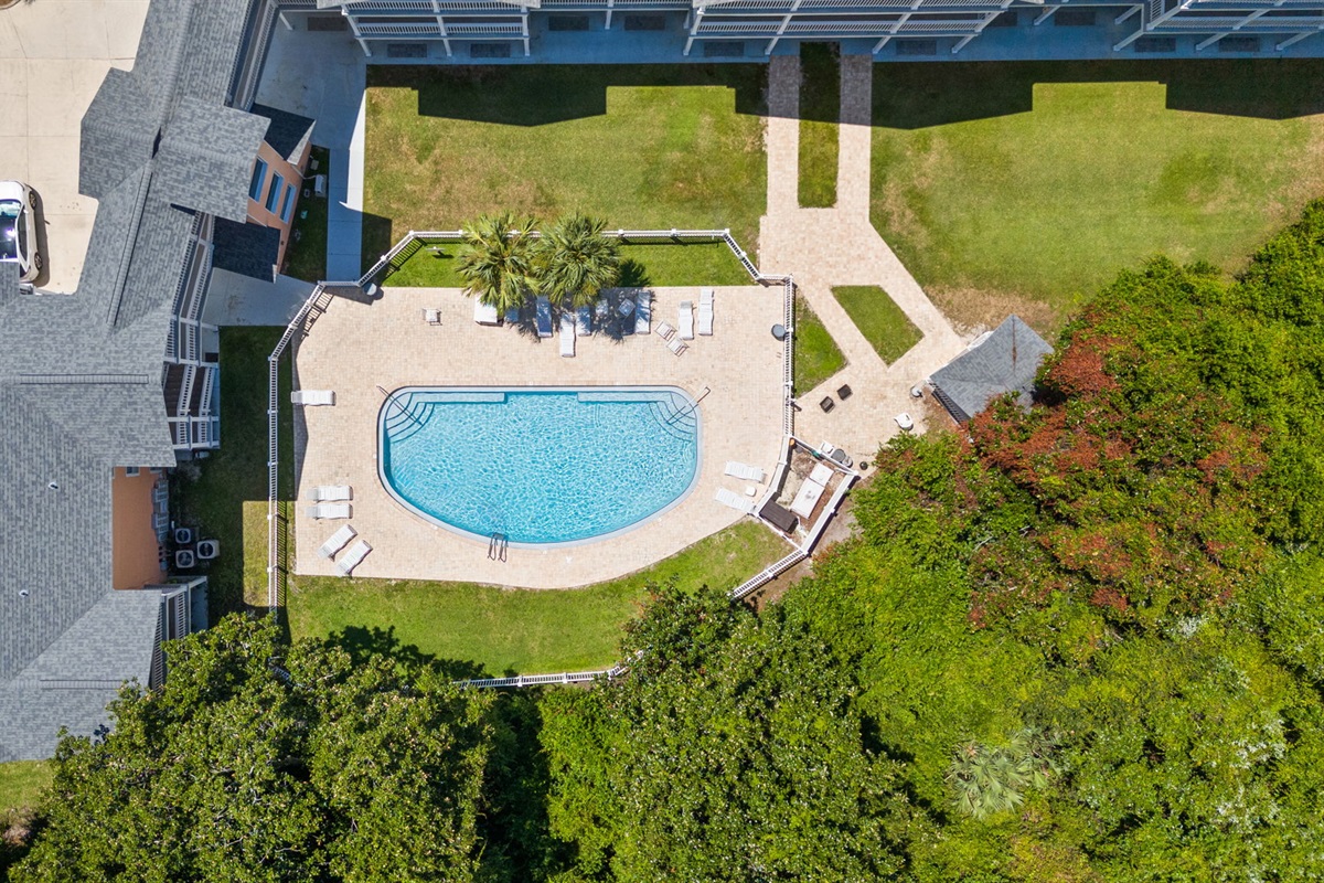 Aerial of Pool