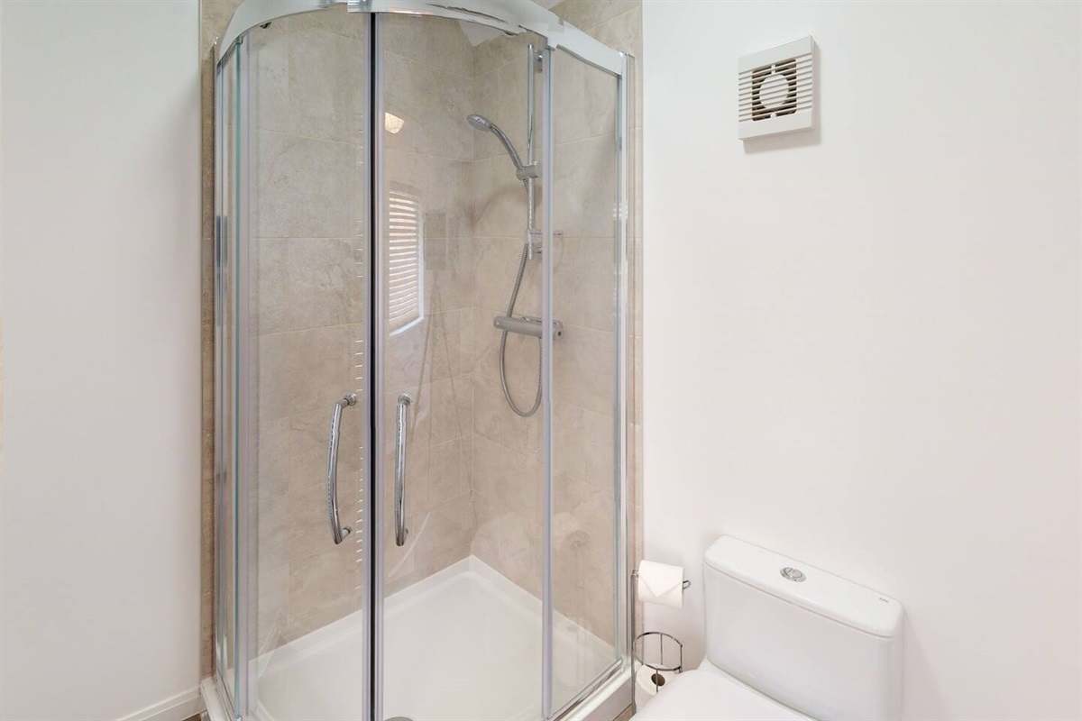 Downstairs shower room