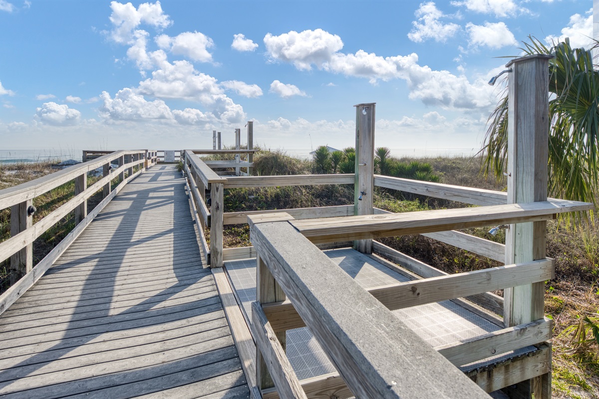 Walkway to beach