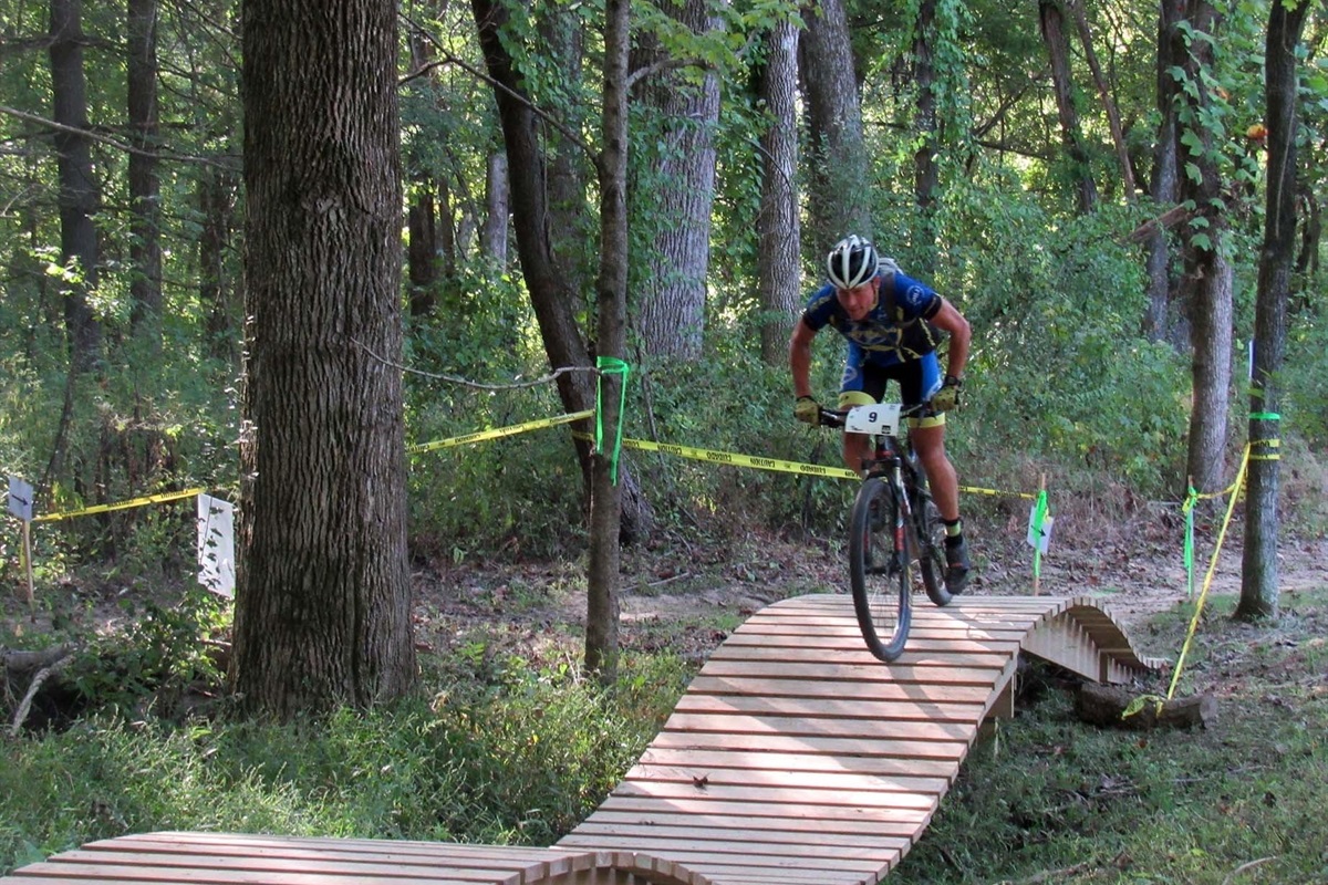 20+ miles of bike trails at Touch of Nature