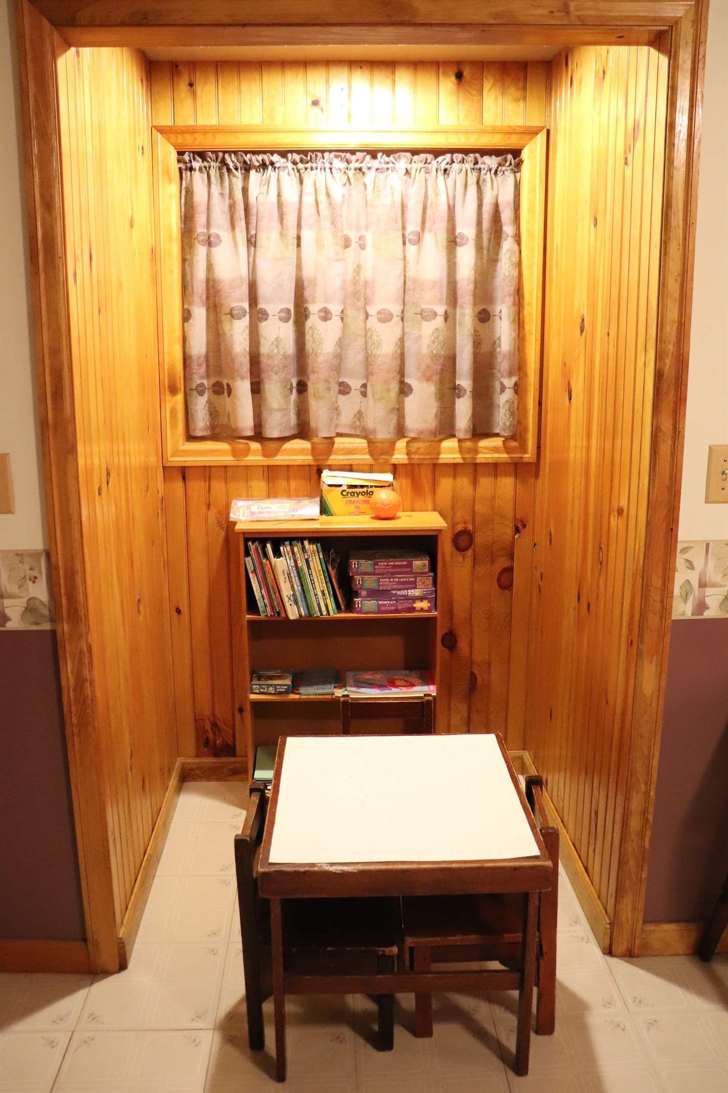 Lower level - kids nook!