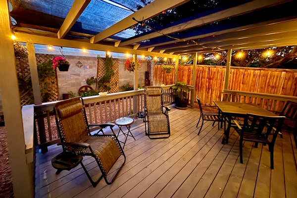 Rear Covered Patio