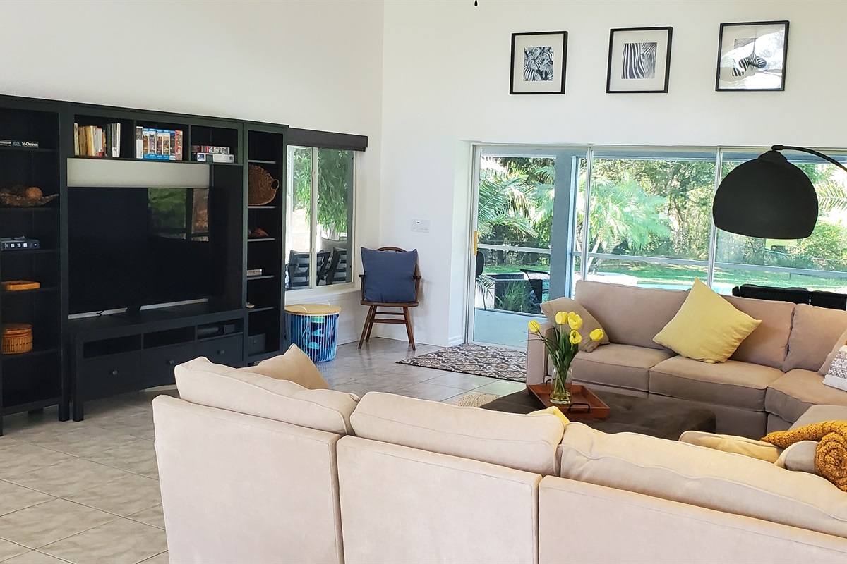 Living Room and smart TV