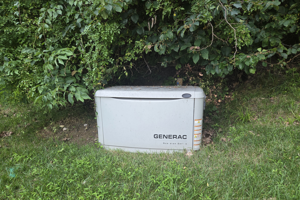 Whole house generator, we got you covered if powers goes out!