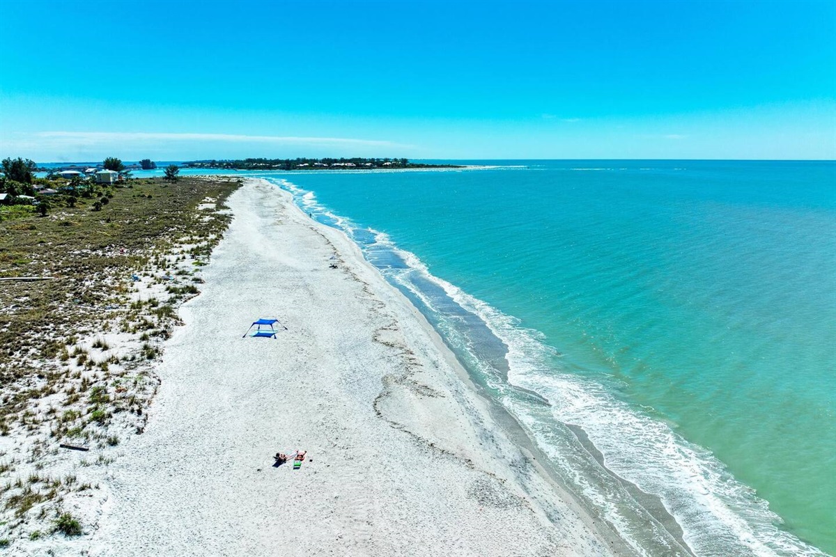Beautiful, semi-private sandy beach