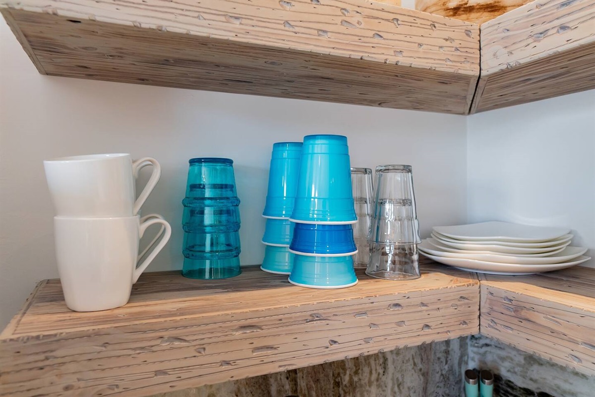 Thirsty,  just grab a glass and fill up with your favorite beverage. 