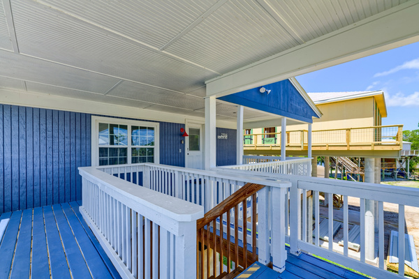 Deck access from lower level