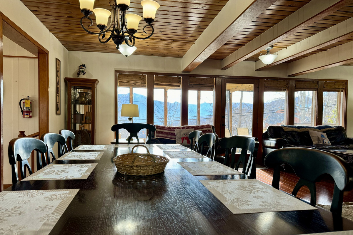 Christmas Dining View