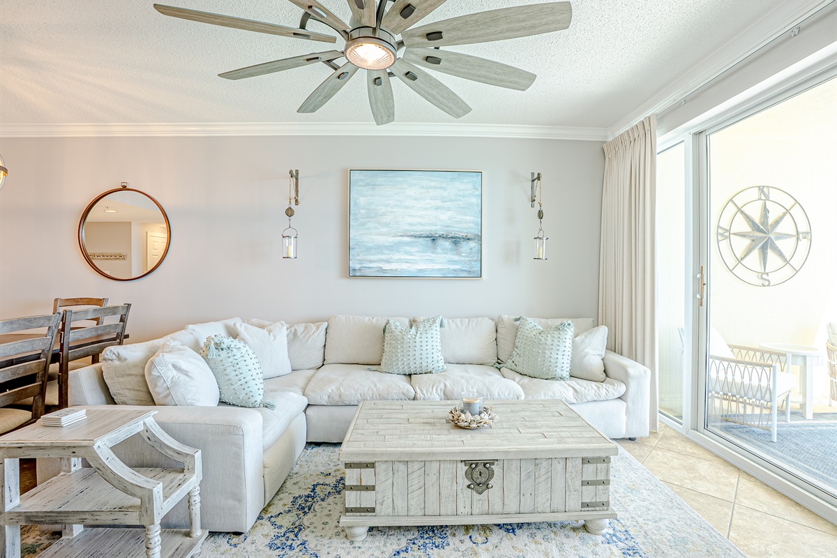 Spacious living area