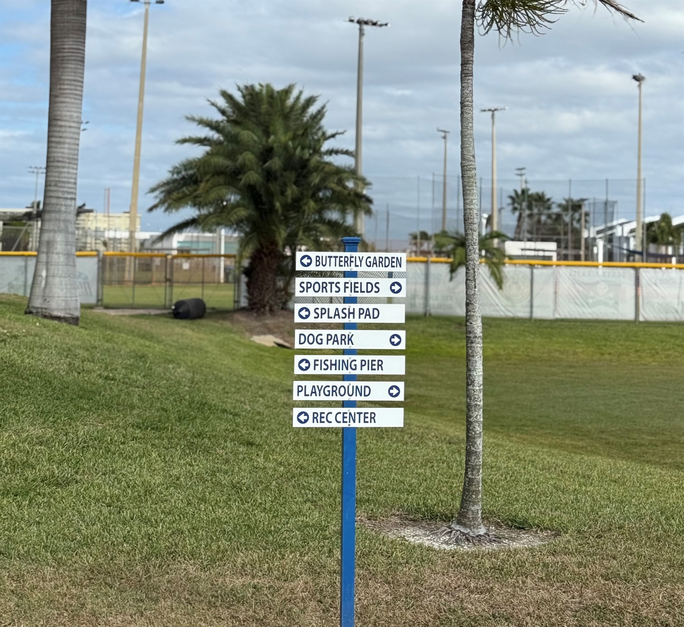 Nearby R.O.C. park, along Boca Ciega Bay with a waterfront walking path.
