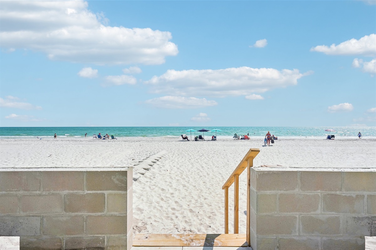 Kima Condos Beach Entrance