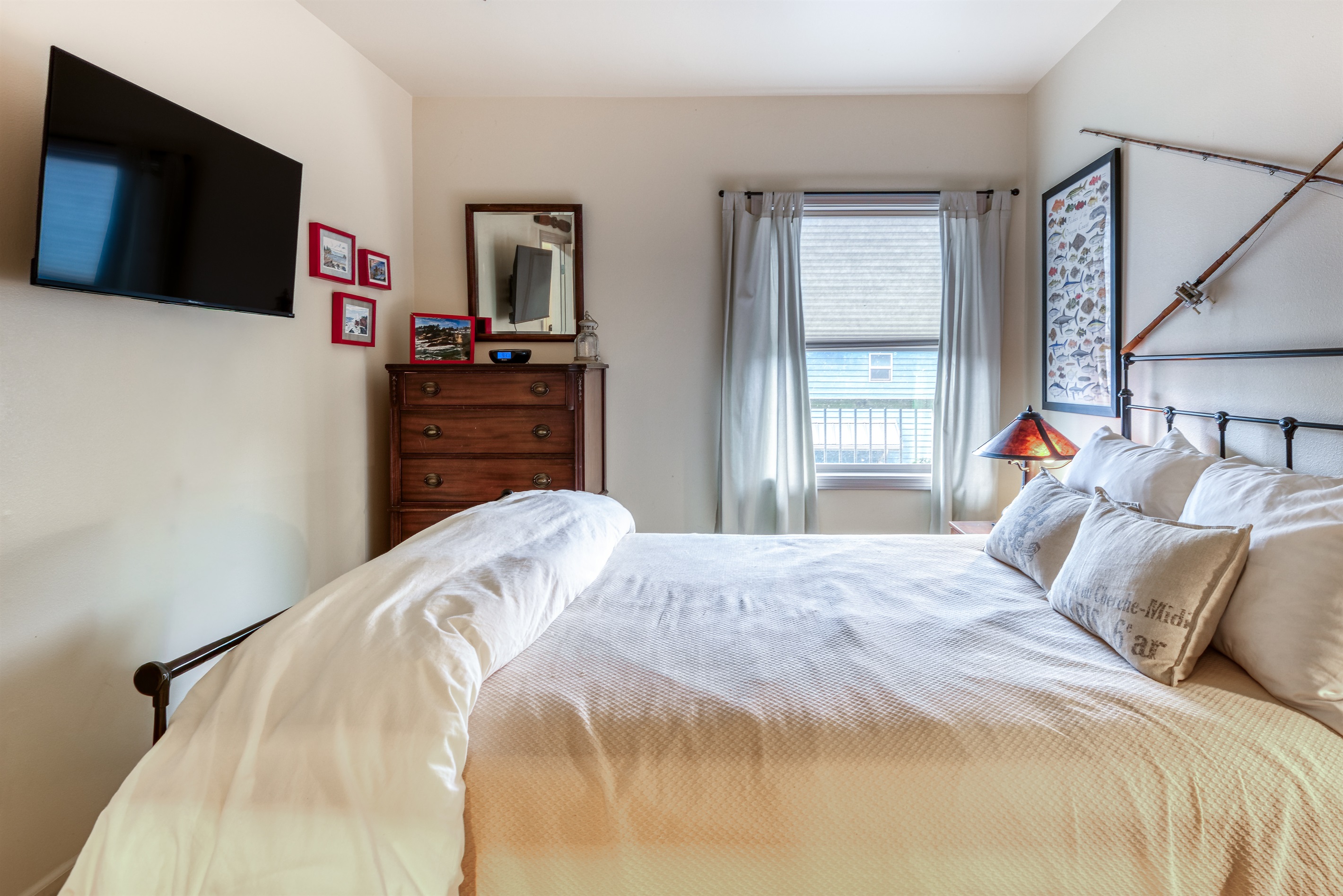 Ground Floor Bedroom with Roku TV