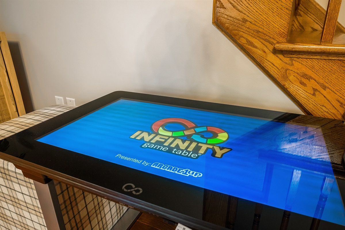 High-tech play meets old-school fun: enjoy classics and new favorites on the Infinity Game Table — always a guest favorite