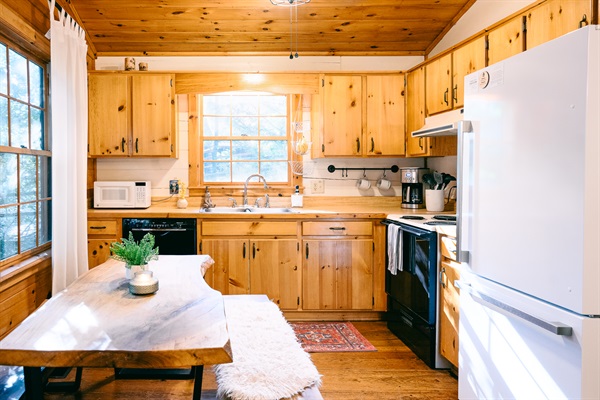 Stocked kitchen for your cooking needs