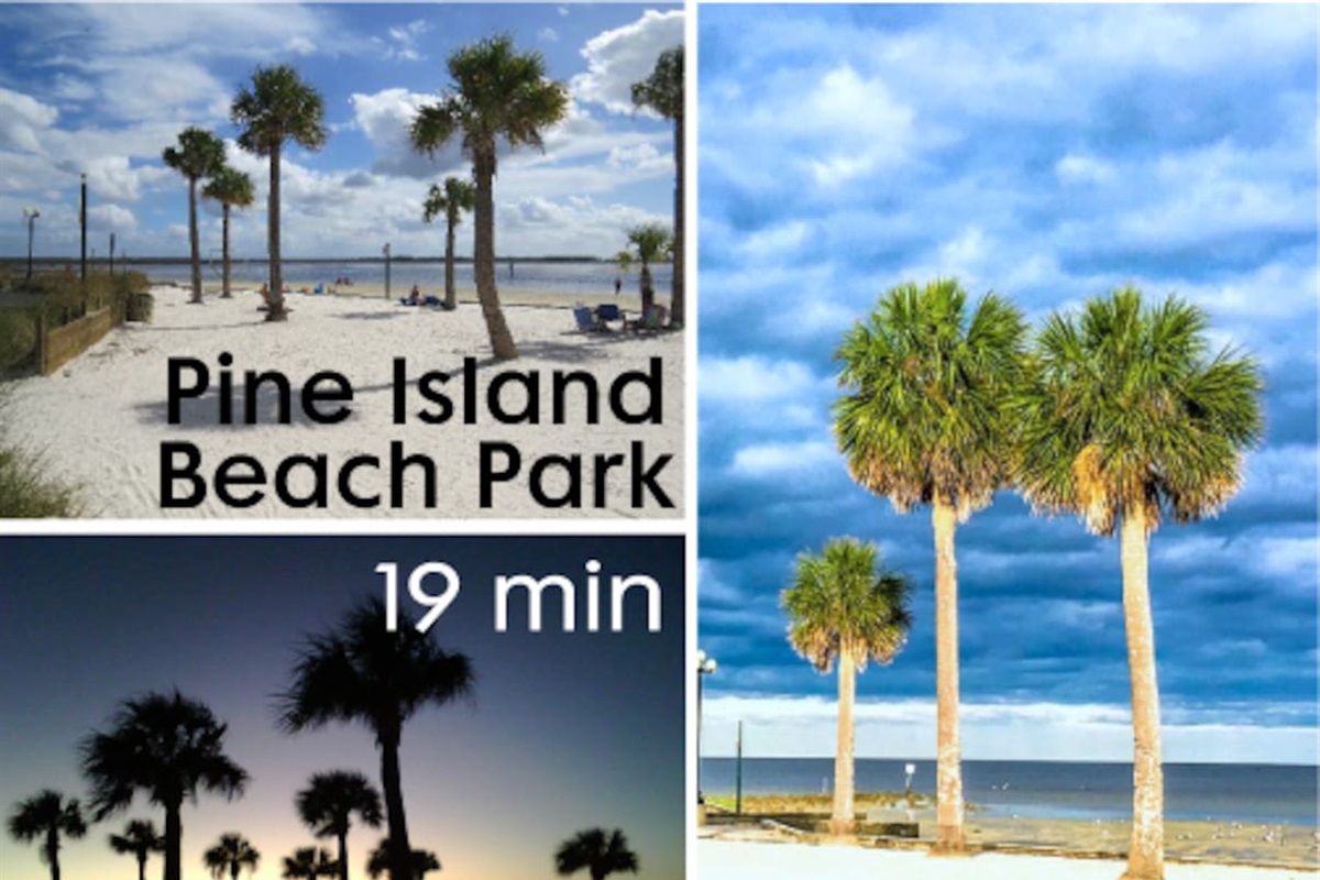 Pine Island Beach Park is a 19 min drive from Sun & Games. Spend a carefree afternoon swimming, playing, and picnicking on this 3-acre beach. 