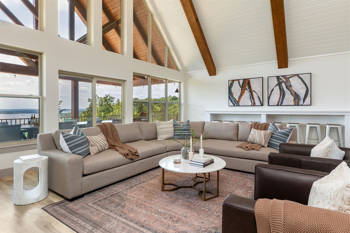 Comfy and luxurious furnishings!