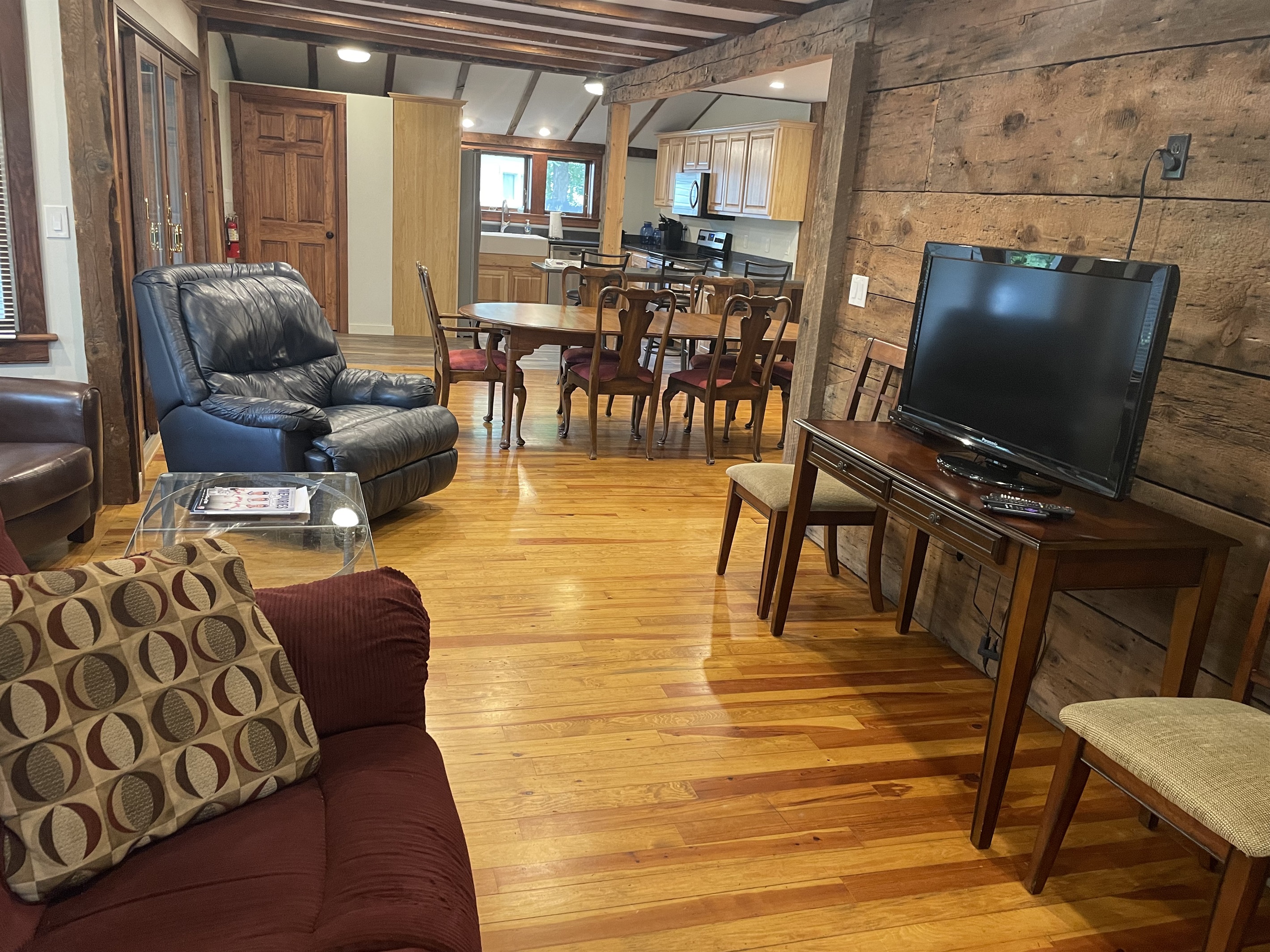 Living area and dining