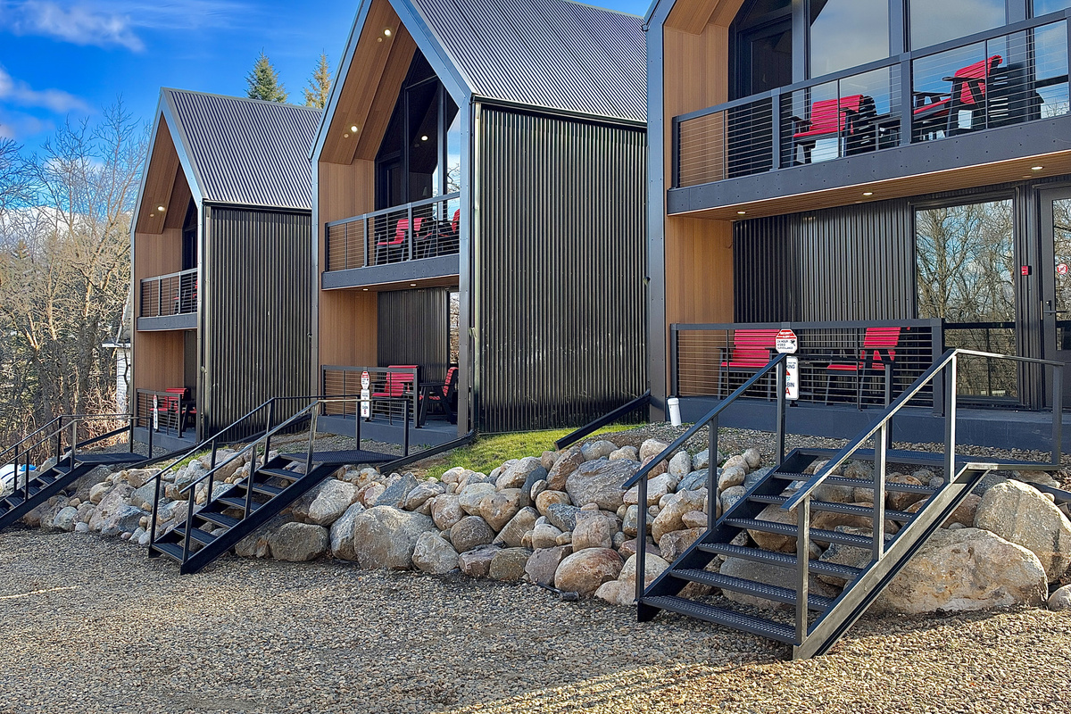 Parking Side of Cabins