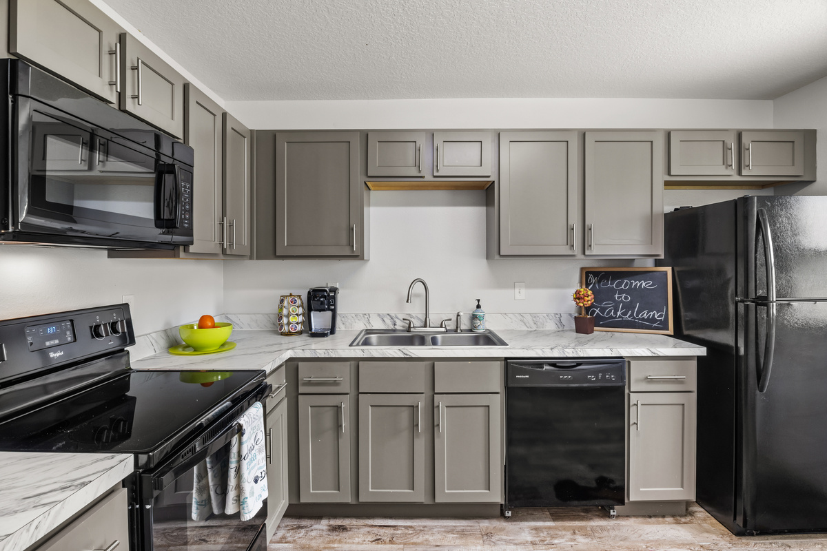 Unit #2 Right: Kitchen.