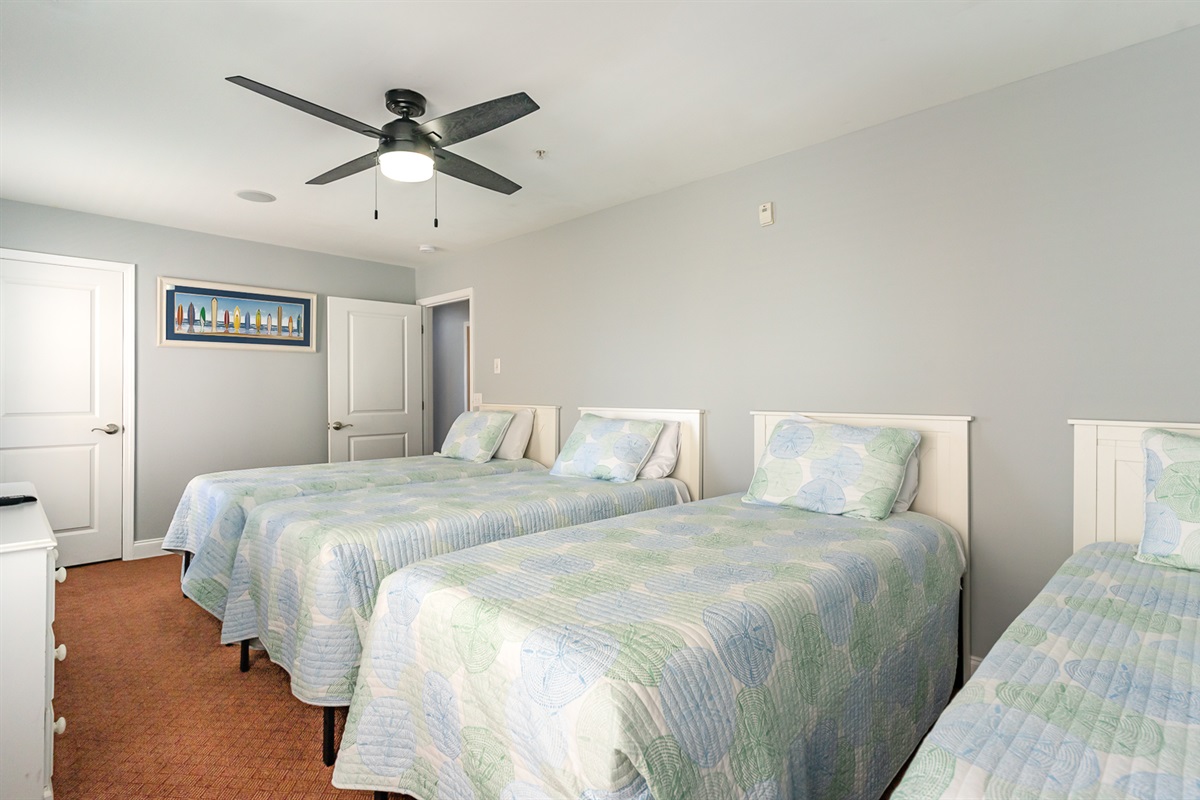 4 Twins in 5th Bedroom upstairs