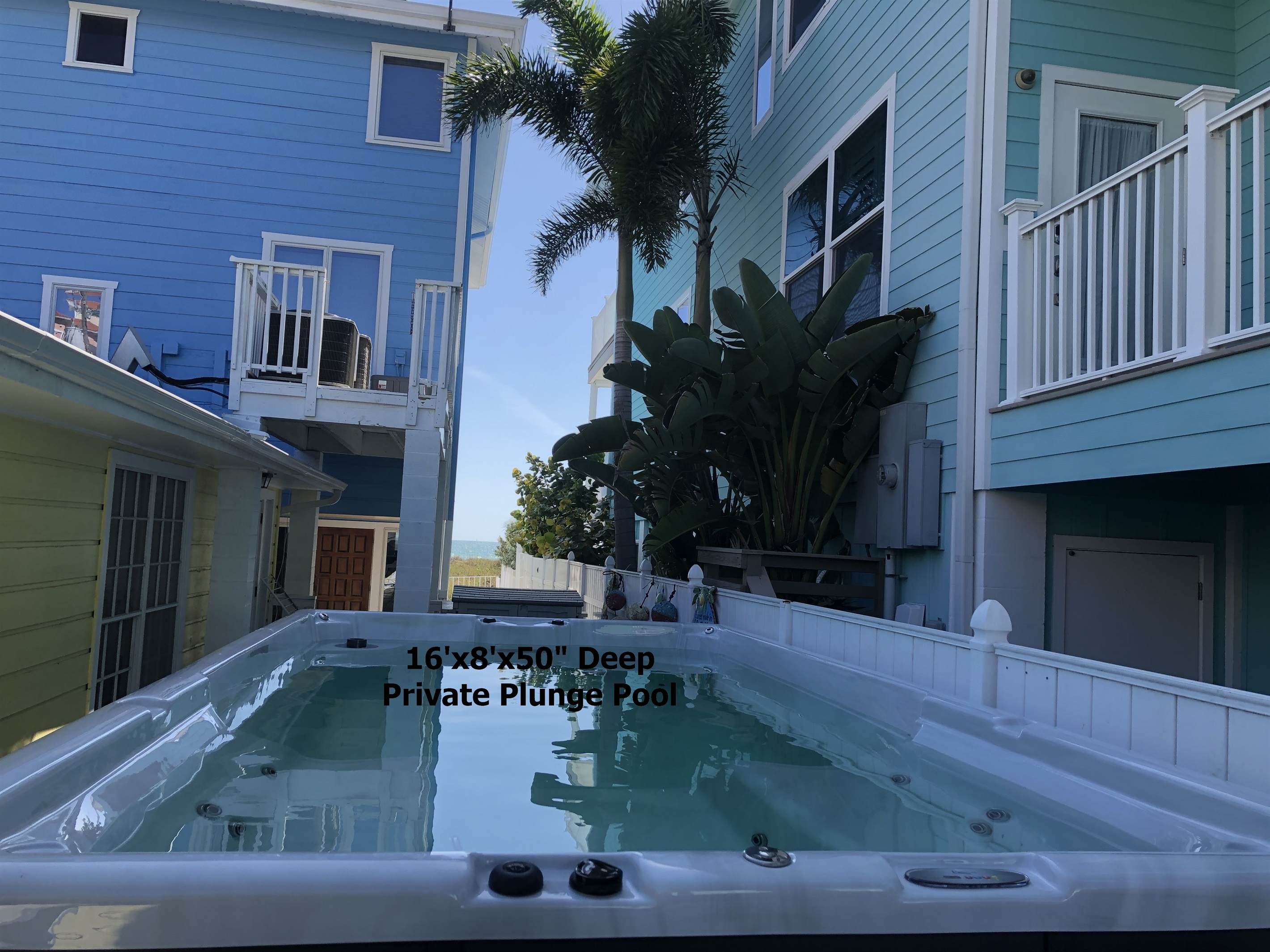 16'x8'x50" Private Plunge Pool & Spa