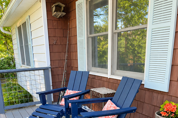 Relax on the front deck.