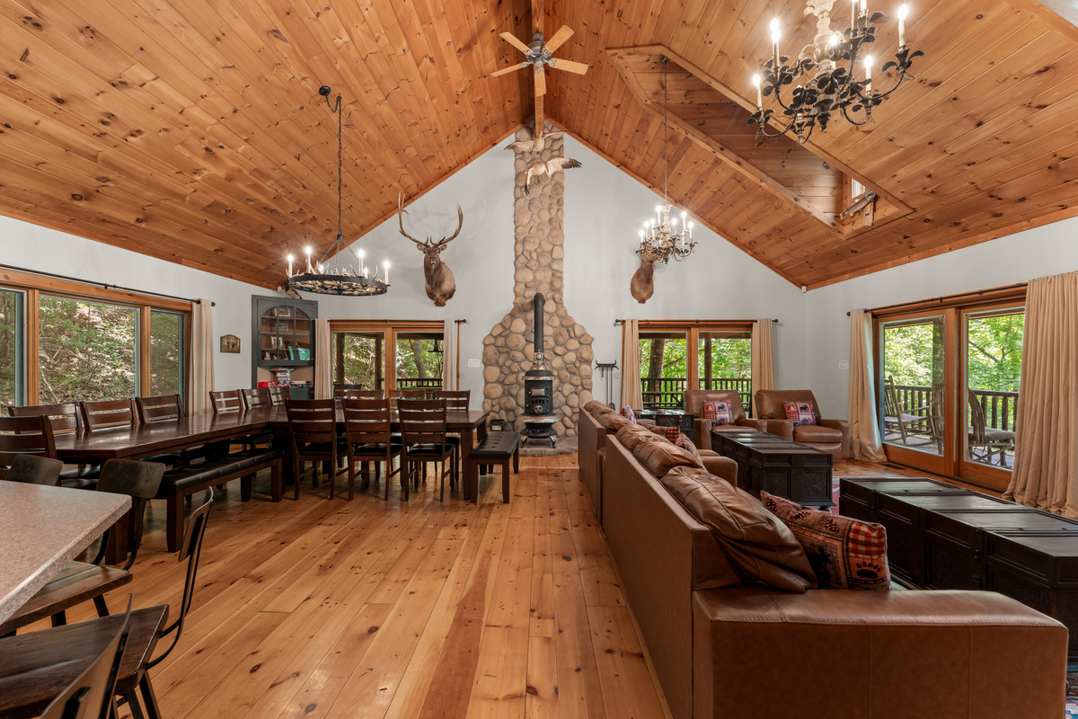 The Dining Room and the Great Room.