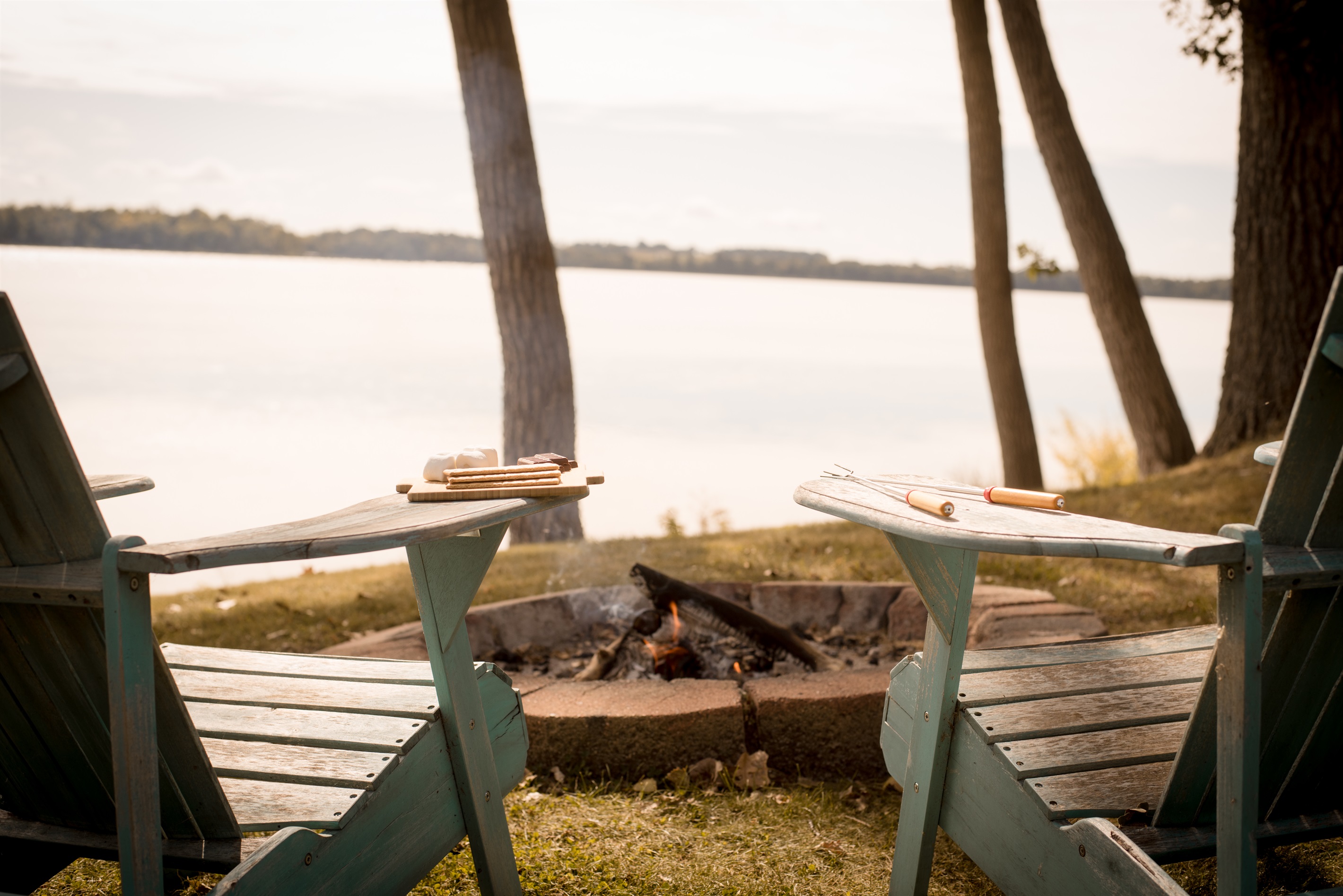 It's always the right time to sit by the lake