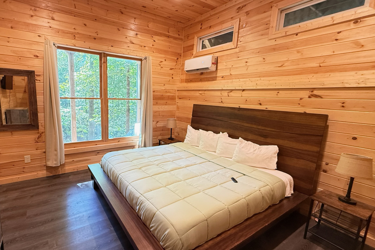 Private Lower Level Bedroom with King Bed