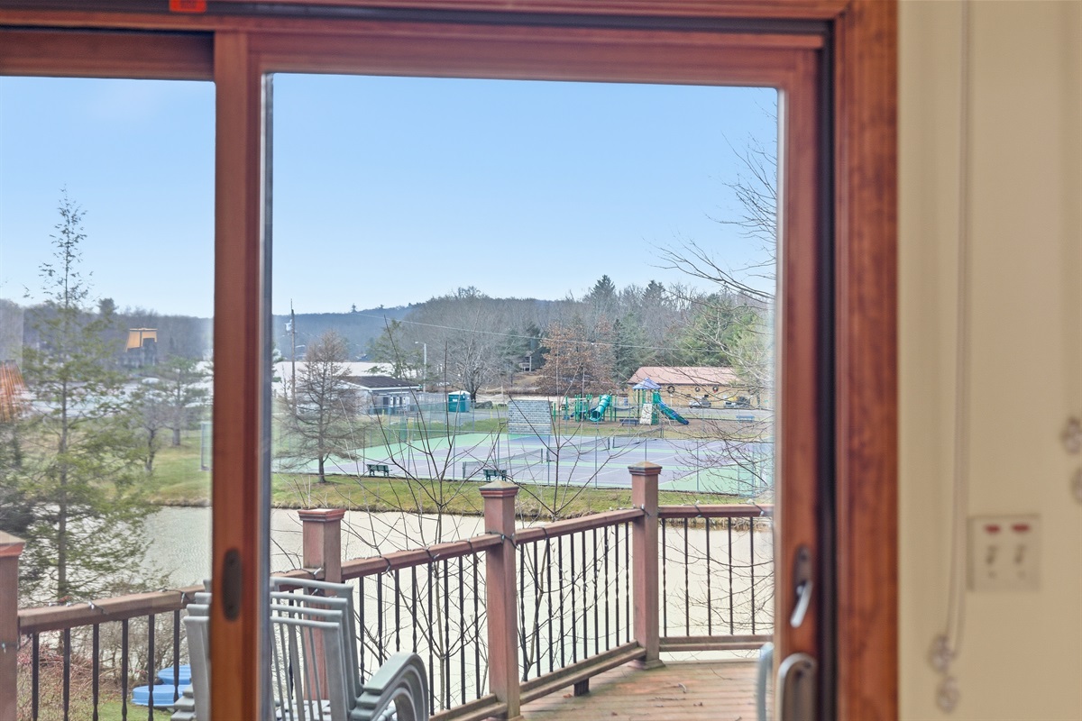 View from the kitchen / dining area