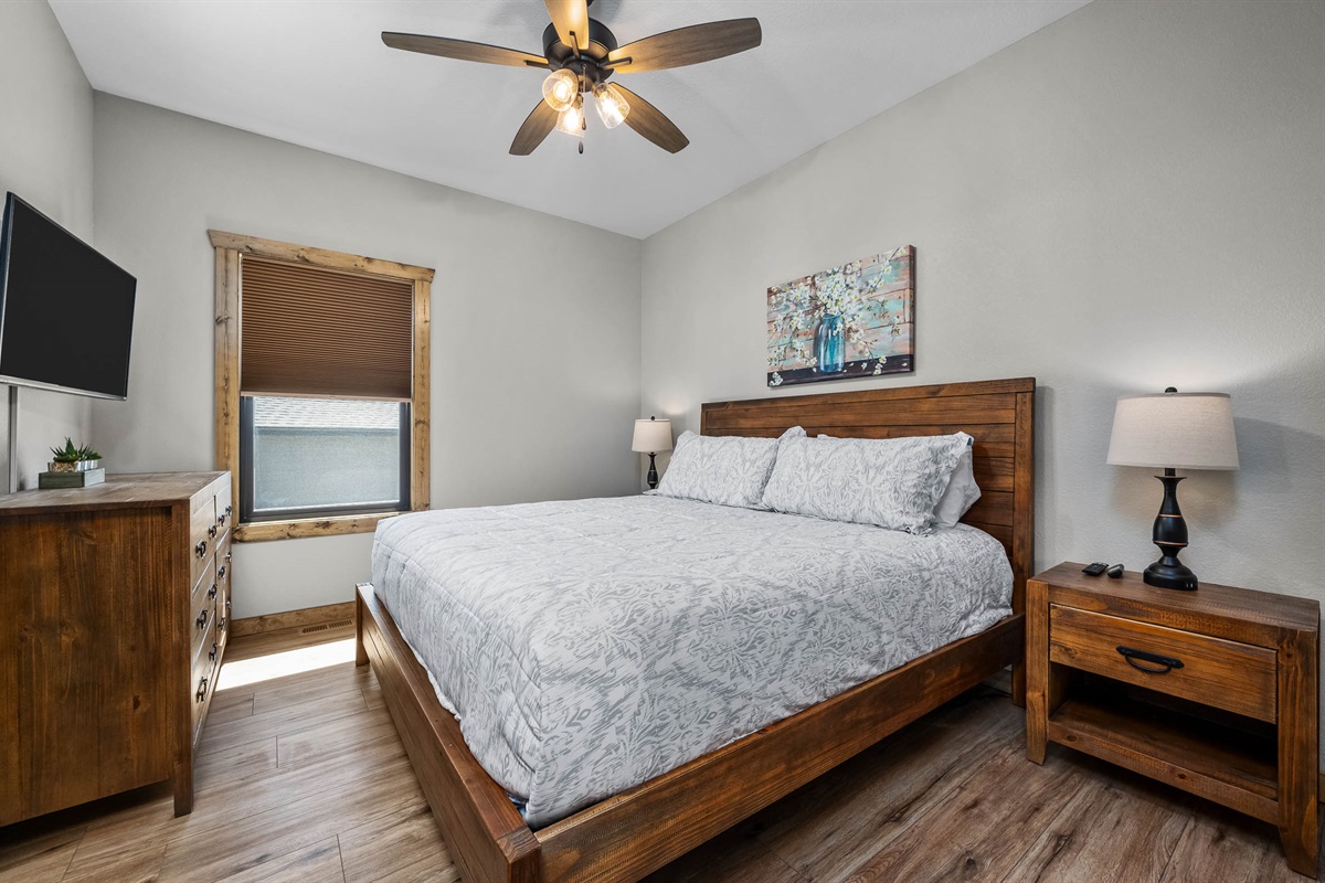 Upper level King bedroom #2 with ensuite bath