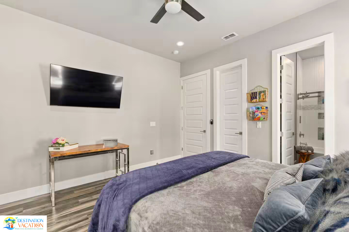 Thoughtfully designed bedrooms promise comfort and peaceful nights.