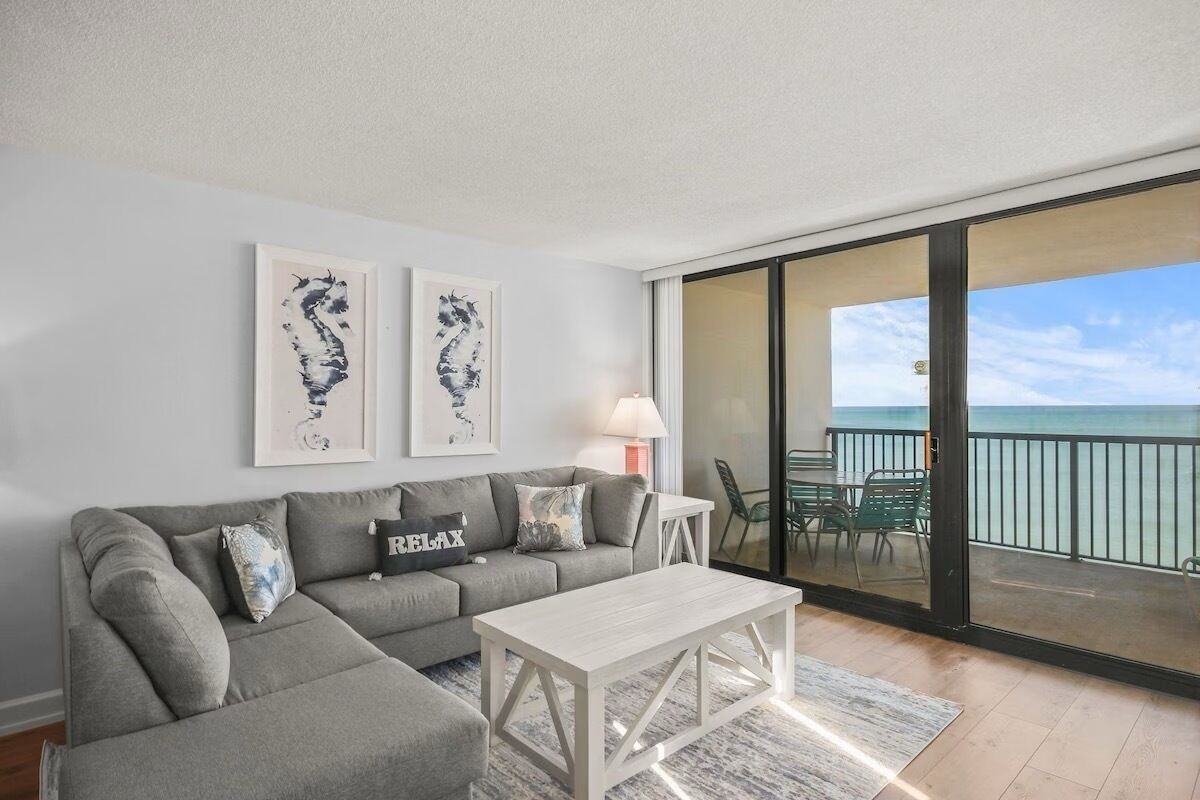Sectional in living room