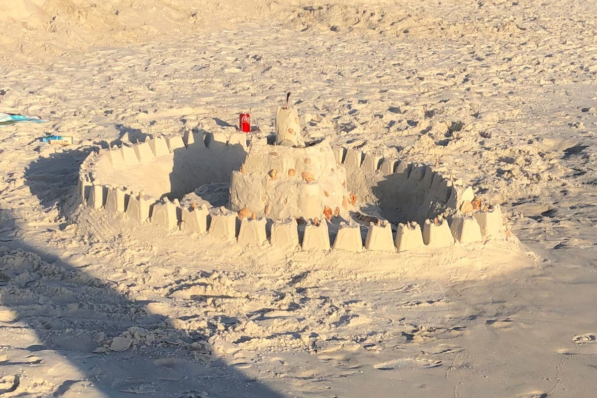 Building a magic sand castle