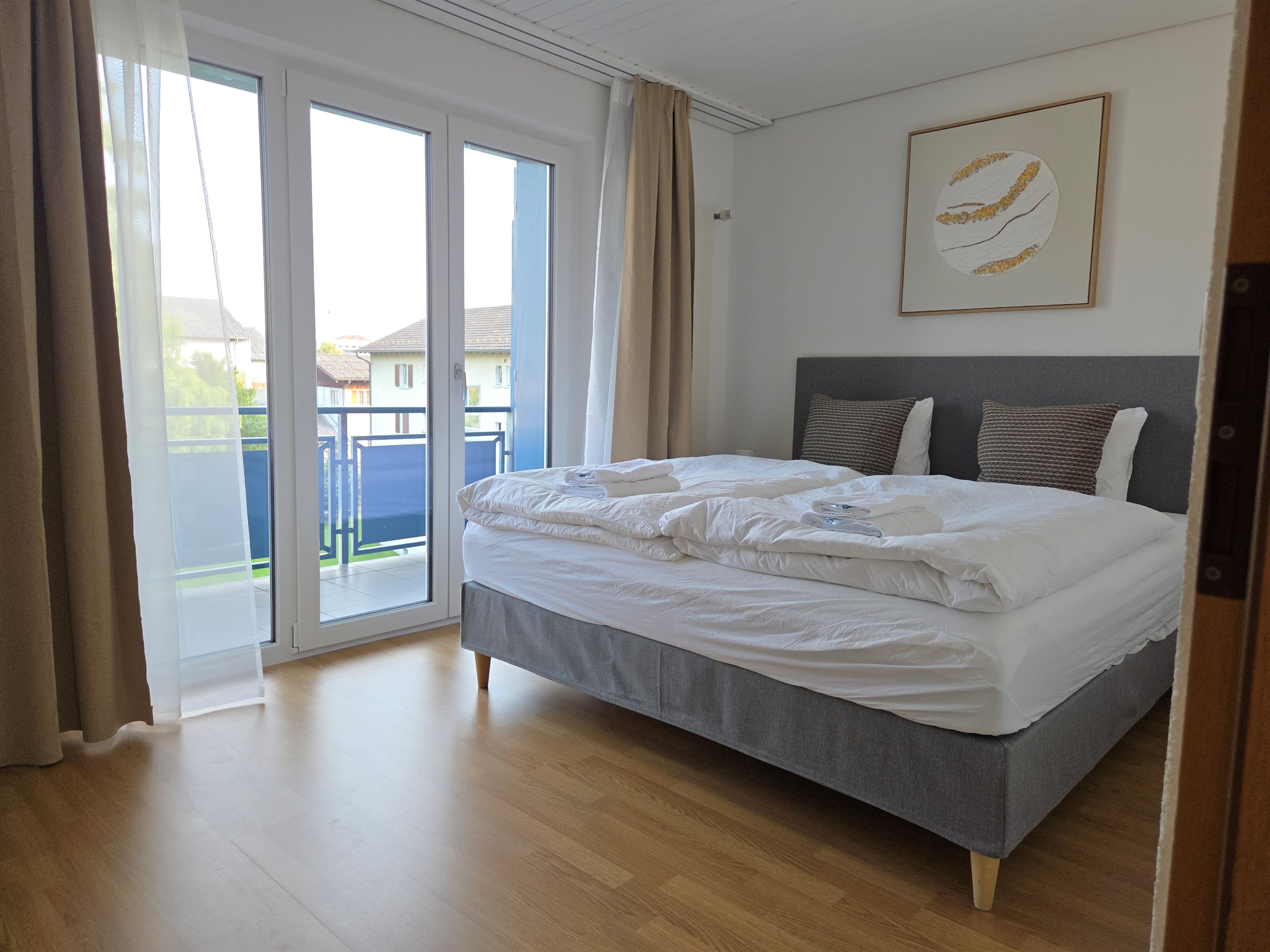 Bedroom 1 with private balcony
