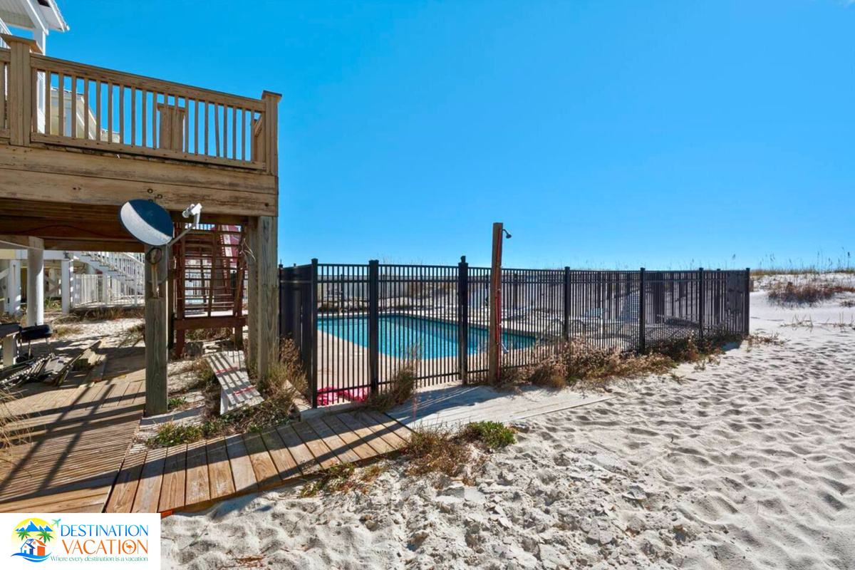 Step outside for sunshine, sand, and sea breezes.