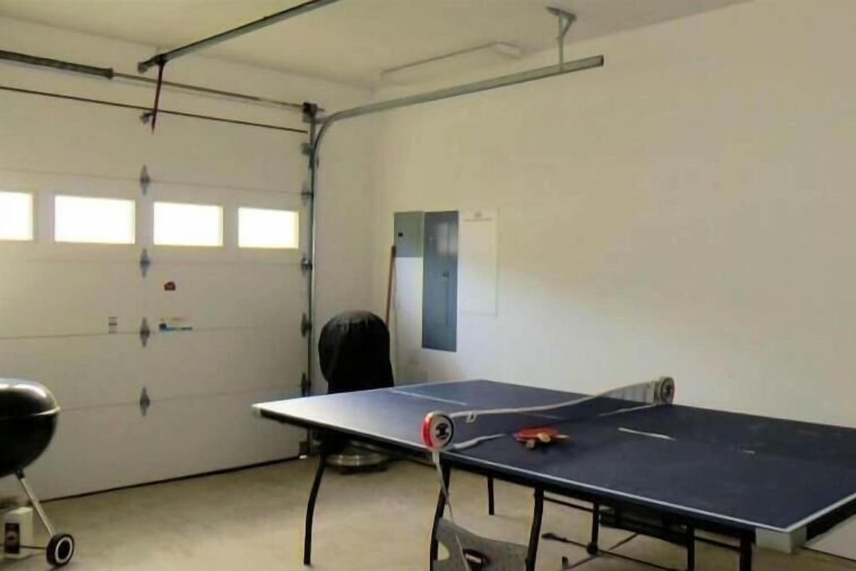 ping pong in garage