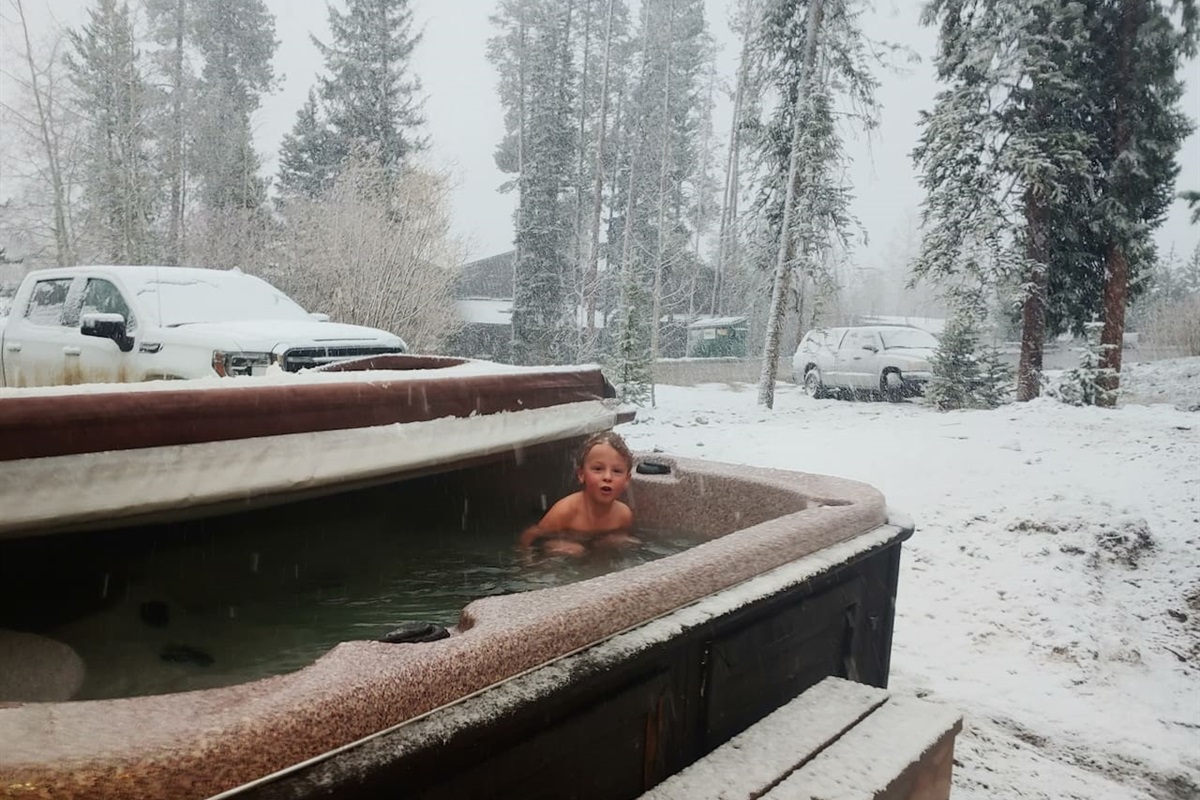 7 or 8 person hot tub. 