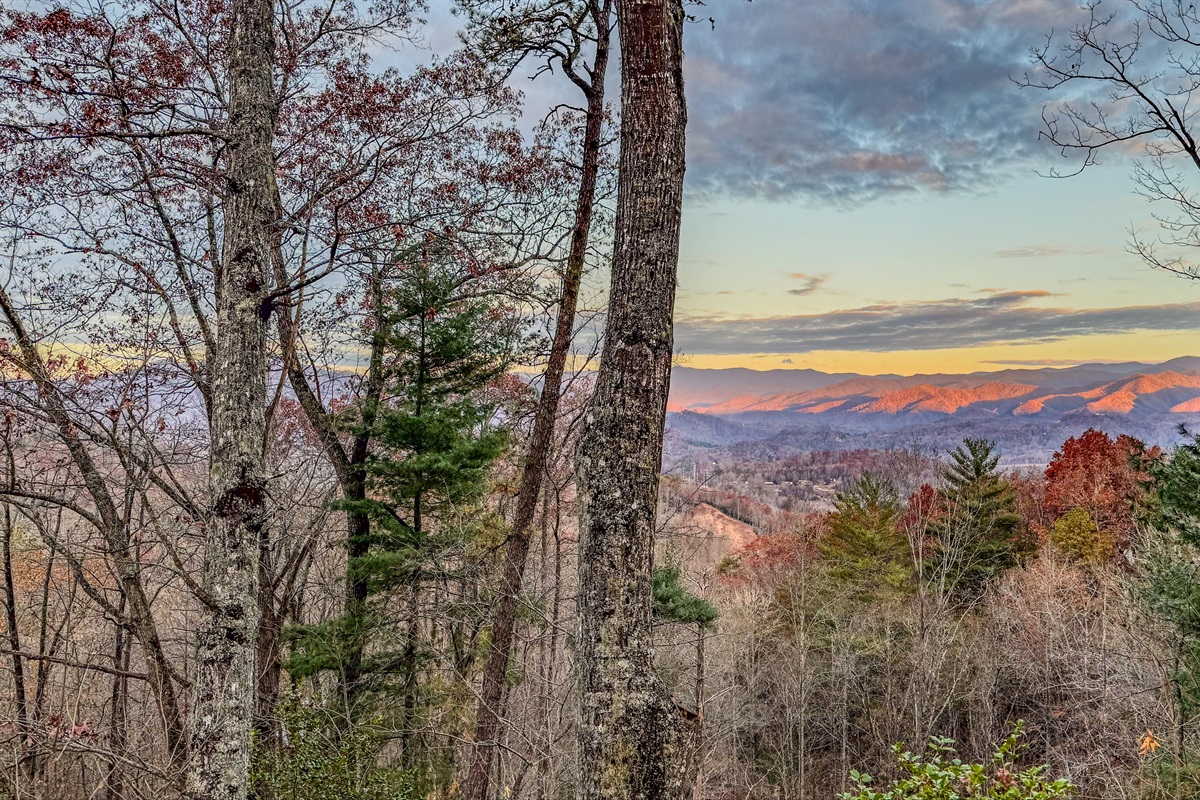 The views are relaxing and why we love the mountains!