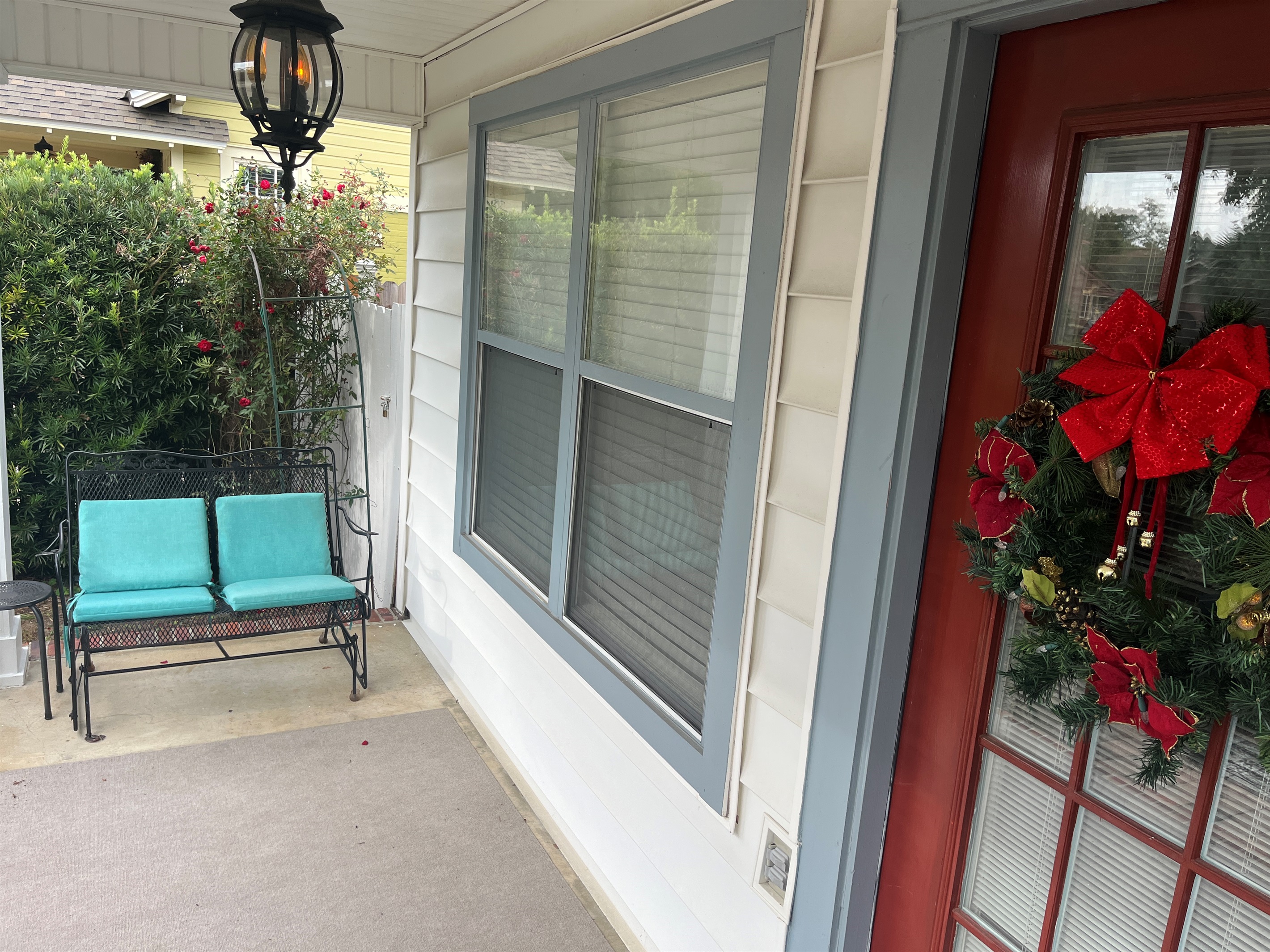 Enjoy the morning sunrise or the cool evening breeze on the front porch.