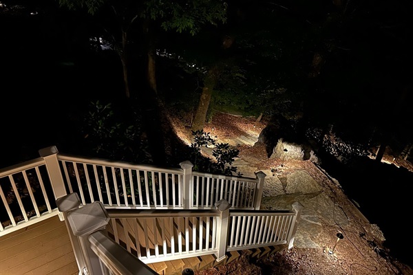 Custom Lighting All The Way To The Dock!