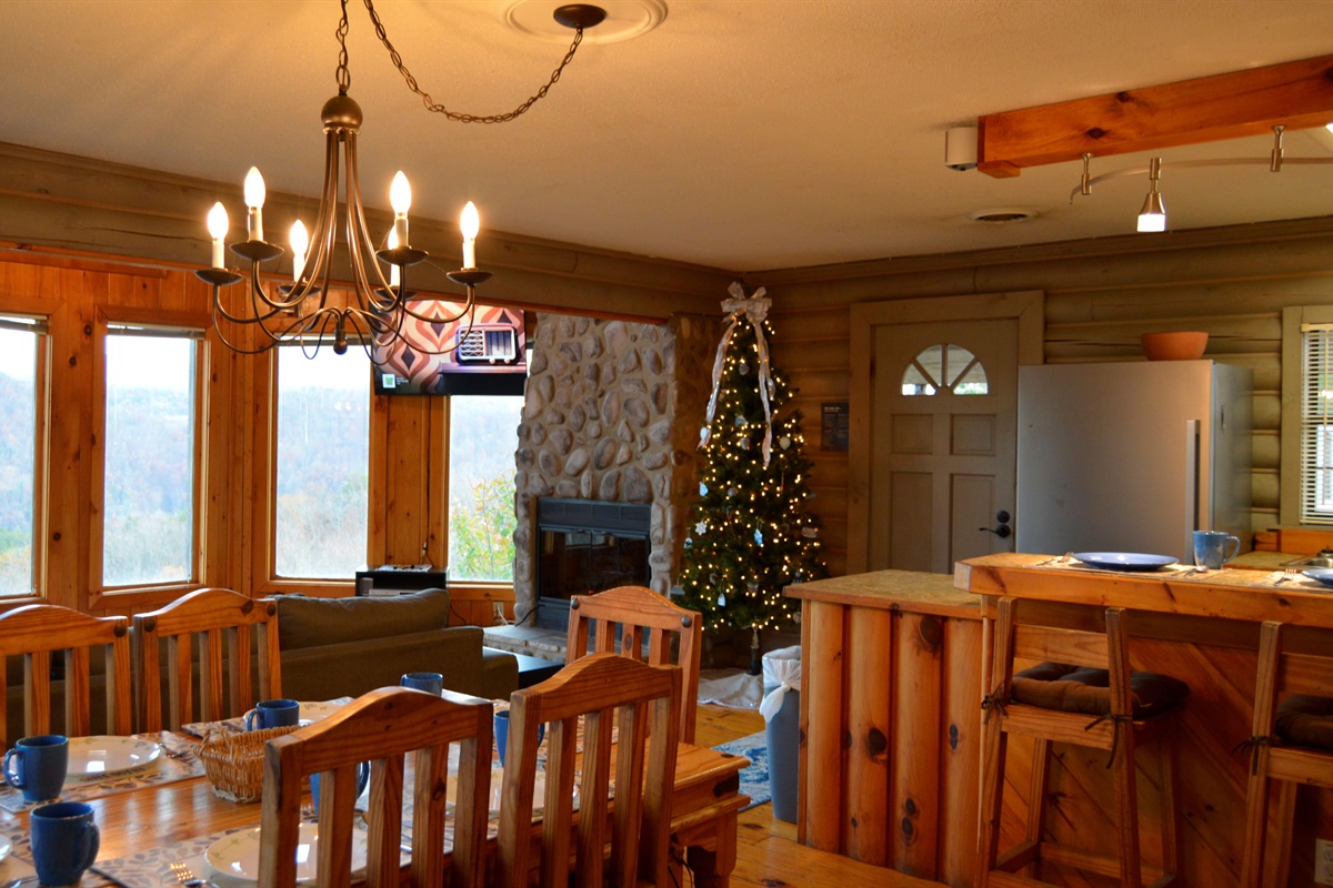 CHRISTMAS DINING VIEW