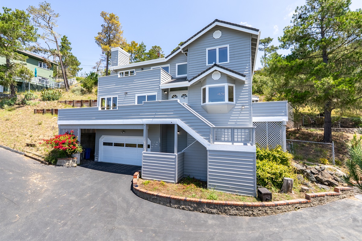 Updated split-level home with entry-level garage access.
