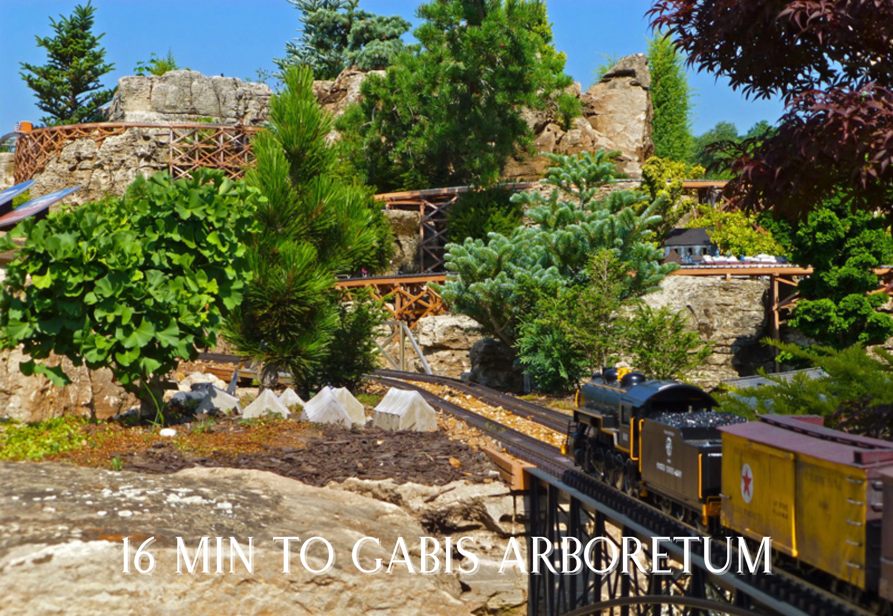 16min to Gabis Arboretum