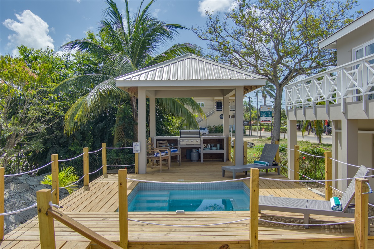 Shared Pool and BBQ area