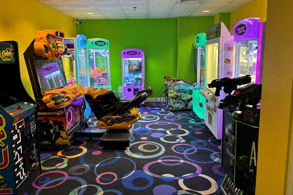 Game Room in the lobby of North Tower