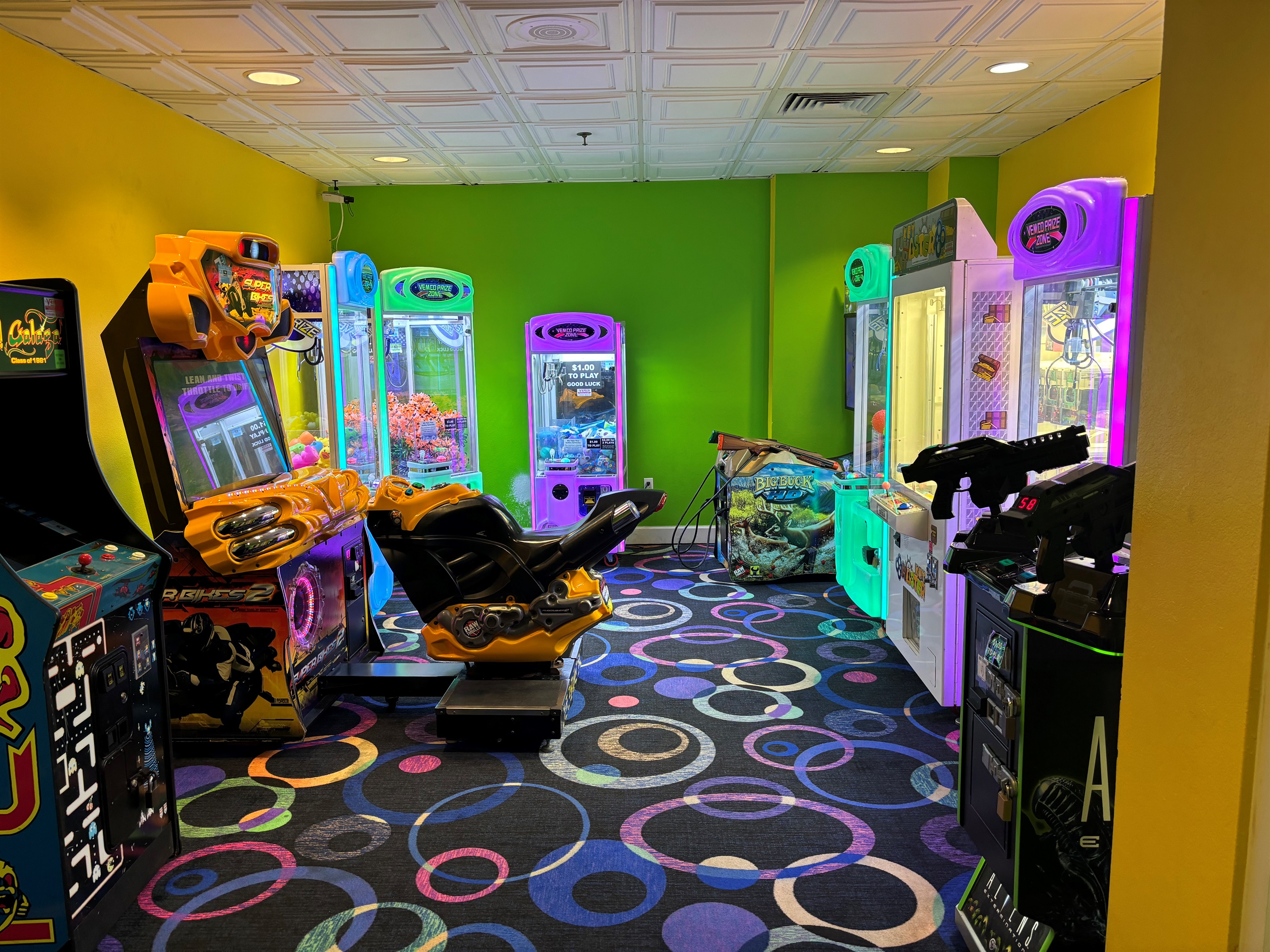 Game Room in the lobby of North Tower