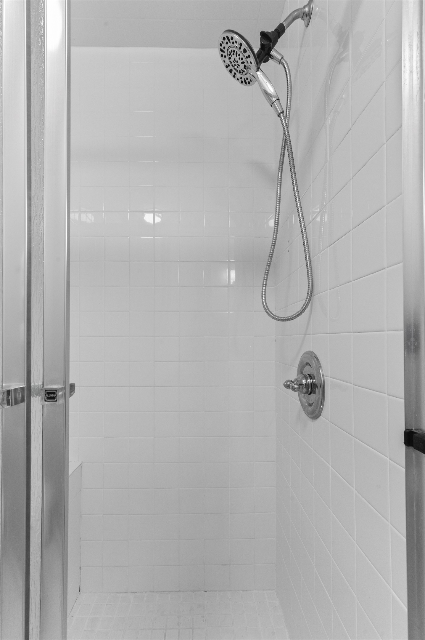 Shower Retreat: Refresh with a sleek and spacious shower, perfect for your rejuvenating escape!